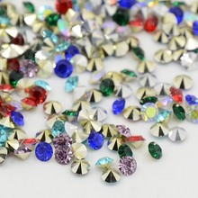 Cabujones de resina con forma de diamante para manualidades, cabujones con forma de diamante de 5/6/7/8mm, Color mezclado, para joyería DIY 2024 - compra barato