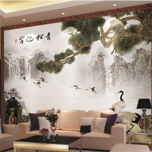 Wellyu-papel tapiz personalizado de pared, Fondo de azulejo de bienvenida, pared de estilo chino, papel de pared 2024 - compra barato