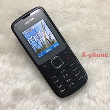 Оригинальный разблокированный мобильный телефон Nokia C1-01, 2G GSM, Восстановленный сотовый телефон, один год гарантии 2024 - купить недорого