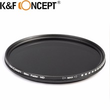 K & F CONCEPT-filtro de lente ajustable, 72mm, densidad neutra delgada, Fader Variable ND2 ~ ND400, ND + cepillo de limpieza de microfibra 2024 - compra barato