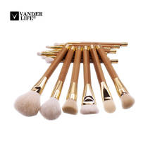 VANDER LIFE 15 Pcs/set Makeup brushes Professional Beauty Eyebrow Blusher Foundation Cosmetic Make Up Brush Set Maquiagem 2024 - buy cheap