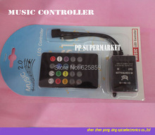 Controlador remoto de música con Sensor de sonido IR, 5 uds., 20 teclas, para tira de luces LED RGB 3528 5050 2024 - compra barato