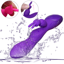 Vibrador ALISTY G spot conejo con estimulador de Clitoris de 12 velocidades vibrador Vaginal juguetes sexuales para mujer productos sexuales para adultos sexo tienda 2024 - compra barato