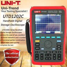 UNI-T UTD1202C портативный цифровой запоминающий осциллограф, 2 канала/200 МГц полоса пропускания/1GS/s частота дискретизации 2024 - купить недорого