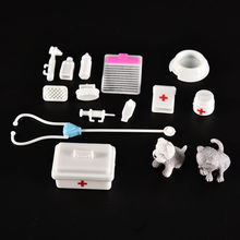 1 Набор мини кукла доктор медсестра медицинская ролевые игры набор игрушка для куклы детские игрушки 2024 - купить недорого