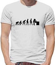 Evolución del hombre apicultor 2019 nuevos hombres de manga corta 100% algodón camiseta camisa para hombres camisetas personalizadas 2024 - compra barato