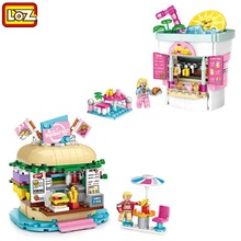 LOZ MOCMini Blocks amusement park Building Bricks Game Machine Model corsair Blocks Small Shop Toys For children Gifts 1729-1730 2024 - buy cheap