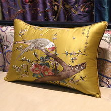 Chinese Embroidery Cushion Cover Bird Flower Elegant Colors Pillow Throw Pillows Christmas Pillow Cojines Decorativos Para Sofa 2024 - buy cheap