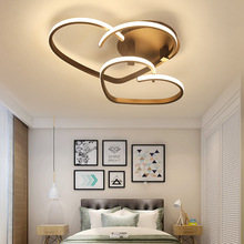 Bedroom Lamp Creative Personality Heart-Shaped Ceiling Lamp Simple Modern Room Lamp Restaurant Lamp Atmosphere Warm Romantic 2024 - compre barato