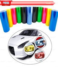 Free Shipping 30*100CM Car Film for Car Led Head Light Protective Film Self Adhesive Vinyl Wrap Sticker Car Styling 2024 - buy cheap