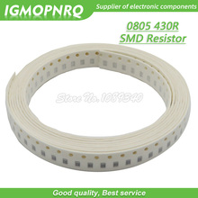 300pcs 0805 SMD Resistor de 430 ohm Resistor De Chip 1/8W 430R ohms 0805-430R 2024 - compre barato