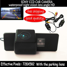 Câmera de ré para sony ccd, câmera sem fio para estacionamento de ré para citroen c4/c5/c-triomphe/c-quatre, peugeot 307/307cc/308cc/1007 2024 - compre barato