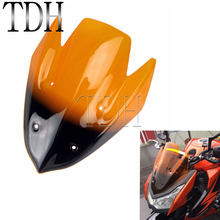Оранжевый лобовое стекло мотоцикла для Kawasaki Z1000 2010 2011 2012 2013 мотоцикл воздушный поток Ветер Дефлектор экран 2024 - купить недорого