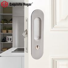 Fechadura discreta de porta, fechadura invisível para banheiro e cozinha, com chaves 2024 - compre barato