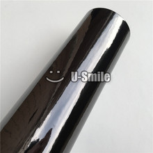 BLACK CHROME Vinyl Film Chrome Black Wrap BUBBLE FREE For Car Wrapping 2024 - buy cheap