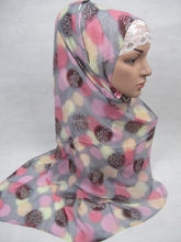 L003 Clearance softy summer printed big dot 160*70cm muslim scarf 2024 - buy cheap