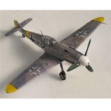 DIY 27cm x 31cm 1:32 Messerschmitt Bf-109 G6/G14/F2,Germany plane 3D Craft Paper Model Education Toys 2024 - buy cheap