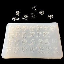 Molde de silicone de letras do alfabeto em inglês, forma 3d para chocolate, ferramentas de decoração de bolo 2024 - compre barato
