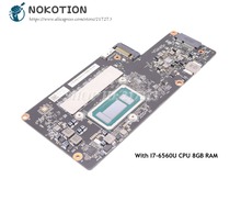 Материнская плата NOKOTION для ноутбука Lenovo Yoga 900-13isk LISZT CYG41 CYG40 BYG40 NM-A921 FRU 5B20L34661 SR2JB i7-6560U CPU 8GB RAM 2024 - купить недорого