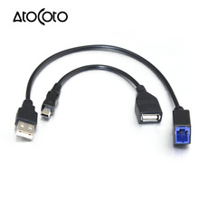 Original Plug to USB Adapter Connector for Nissan Teana Qashqai Car CD Radio Audio Media Retrofit Cable Wire 2024 - buy cheap