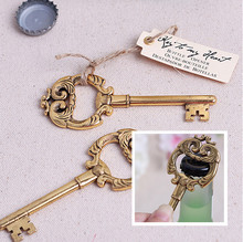 vintage wedding souvenirs festive party supplies event wine bottle opener baby shower birthday key gift favors for guest 2024 - buy cheap