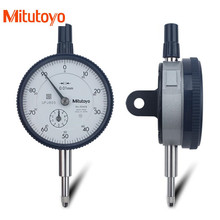 100% real japão mitutoyo dial indicador 2046 s 0-10mm/0.01 dial teste medidor micrômetro ferramentas de medição 2024 - compre barato
