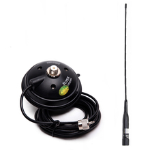 NAGOYA NL-R2 Dual Band VHF UHF 144/430MHz Whip Antenna Magnetic Mount (base dia:9cm/11.5cm/12cm) for Mobile Radio Walkie Talkie 2024 - buy cheap