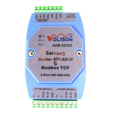 Puerta de enlace MODBUS profesional, nivel Industrial, 2 puertos, rs485/422 Modbus RTU a Modbus TCP, ADM-5832G 2024 - compra barato