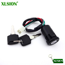 XLSION 4 Wire Ignition Key Switch Lock For Chinese 50cc 90cc 110cc 125cc MiniMoto Scooter Go Kart Pit Dirt Bikes ATV 2024 - buy cheap