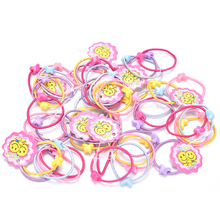 50pcs/pack Cartoon Baby Headband Children Elastic Hair Bands Mini Rubber Band Hair Rope String Tie Bands Hair Accessory 2024 - buy cheap