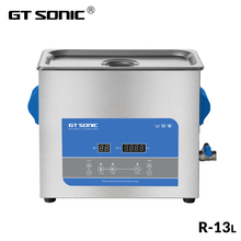 GTSONIC R13 limpiador ultrasónico 13L 300W con pantalla digital con calefacción Degas Basket Ultrasonic Bath 2024 - compra barato