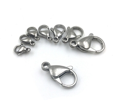 Stainless steel lobster Claw Clasps Clip Buckle Ring Snap Hook Webbing Dog Collar leather belt diy craftaccessories 2024 - buy cheap