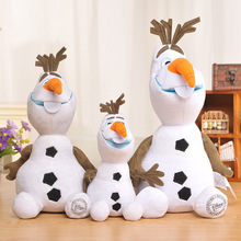 Disney-muñecos de peluche de Frozen para niños y niñas, muñeco de nieve de 30cm/50cm, de dibujos animados, Olaf, juguete de peluche suave 2024 - compra barato