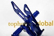 For Suzuki GSX1000R 2009 - 2016 Motorcycle Blue CNC Rearsets Foot Pegs Rear Set  footpeg 2010 2011 2012 2013 2014 2015 2024 - buy cheap