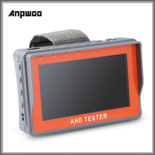 Anpwoo Mini CCTV TVI Test 4.3 Inch HD AHD CCTV Tester Monitor AHD 1080P Analog Camera Testing PTZ UTP Cable Tester 12V 1A Output 2024 - buy cheap