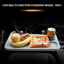 Multi-function Car Steering Wheel Tray Table Laptop Stand Portable Notebook Desk Universal Folding Drink Food Cup Holder Desk 2024 - buy cheap