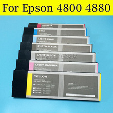 1 Набор 4880 заправка Полный Пигмент картридж для принтера Epson 4880 с чипом уровня чернил 2024 - купить недорого