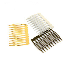Aclovex 5pcs/lot 10 Teeth Iron Metal Hair Combs Hair Clips Claw Accessories Hairpins DIY Jewelry Makeing Wedding Hair Jewelry 2024 - buy cheap