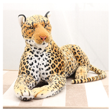 Juguetes de felpa de pantera grande de 90cm para niños, muñeco suave y grande de León tumbado, animales de peluche para niños, regalos de vida Real de felpa tipo leopardo 2024 - compra barato