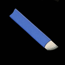 18 Flex 0,20 мм Lamina микроблейдинг tebori 18 штифтов Перманентный макияж лезвие для бровей конические иглы для вышивки ручная ручка для татуировки 2024 - купить недорого