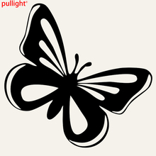 Beautiful Butterfly Black Hand-carved Insect Car Sticker for Truck Window Bumper Auto Door Laptop Car Cover Vinyl Decal 2024 - buy cheap