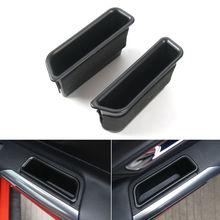 BBQ@FUKA 2x Car Door Side Armrest Handle Storage Box Cover Fit For Ford Mustang 2015 2016 Car Container Accessories 2024 - buy cheap