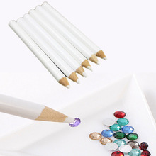 DIY Wood  Nail Art Dotting Pen Tool Picking Crystal Diamond UV Gel Builder Nail Art Rhinestones Pen Manicure Tool Wax Pencil 2024 - buy cheap