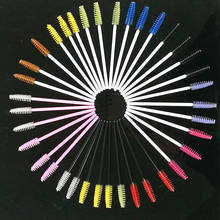 Одноразовая щеточка для наращивания ресниц Dollylash 50 шт./компл. 11 видов цветов, тушь для ресниц, палочки, кисть для бровей, принадлежности для ресниц 2024 - купить недорого