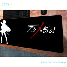 akame ga kill padmouse 900x400x3mm gaming mousepad game office mouse pad gamer computer desk ergonomic mat notbook mousemat pc 2024 - buy cheap