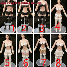 Conjunto de ropa interior de encaje para TBLeague PHMB2018, Sexy, accesorio a escala 1/12, con modelo para 6 ", cuerpo sin costura 2024 - compra barato