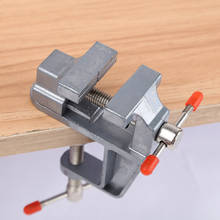 High quality Aluminum Alloy Table Bench Vise Screw Clamp Lock Vise for DIY Jewellery Craft Mould Fixed Repair Tool 2024 - buy cheap