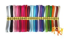 Wholesale 3/8"(10mm) Solid Grosgrain High Quality Ribbon Lots 130YDS MIXED 26 COLOURS for DIY Hair Bows  -Free Shipping. 2024 - buy cheap