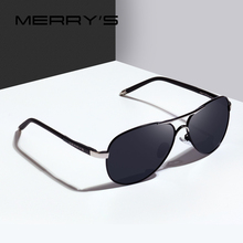 MERRY'S DESIGN Men Classic Pilot Sunglasses Aviation Alloy Frame HD Polarized Sunglasses For Men UV400 S'8513N 2024 - buy cheap