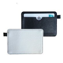 10pcs/lot Blank Sublimation Leather Card Bag Holder for Hot transfer Printing Leather Blank consumables DIY 7x11cm 2024 - buy cheap